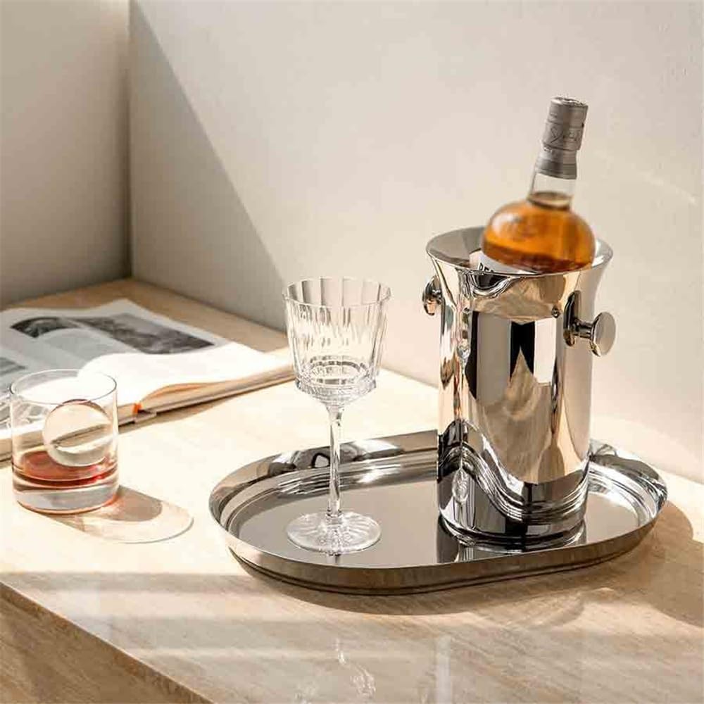 Cubo de Hielo Cubo de Hielo Lujo Ligero, Cubo for champán, for Vino, decoración Hotel, Adorno, Regalo inauguración la casa Cubo de Hielo frío para Barra