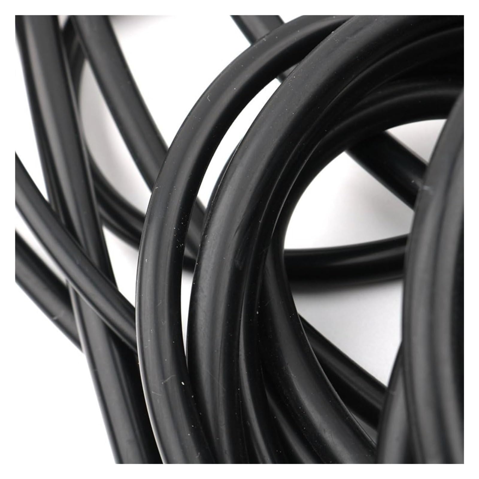 Flexibler Silikonschlauch, Vakuumröhre 1M Schlauch Silikon Universal ID 5mm-60mm Schwarz(ID 8mmxOD 14mm)