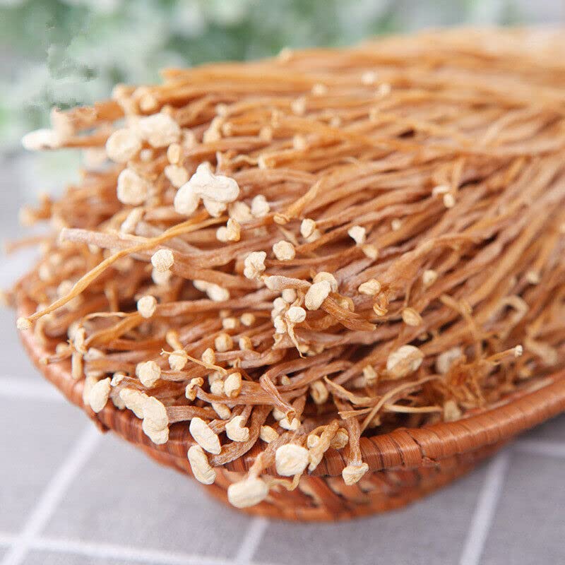 Séché Enokitake Enoki Champignon 50g-500g Chinois Flammulina Velutipes Jin ZhenGu (250g)