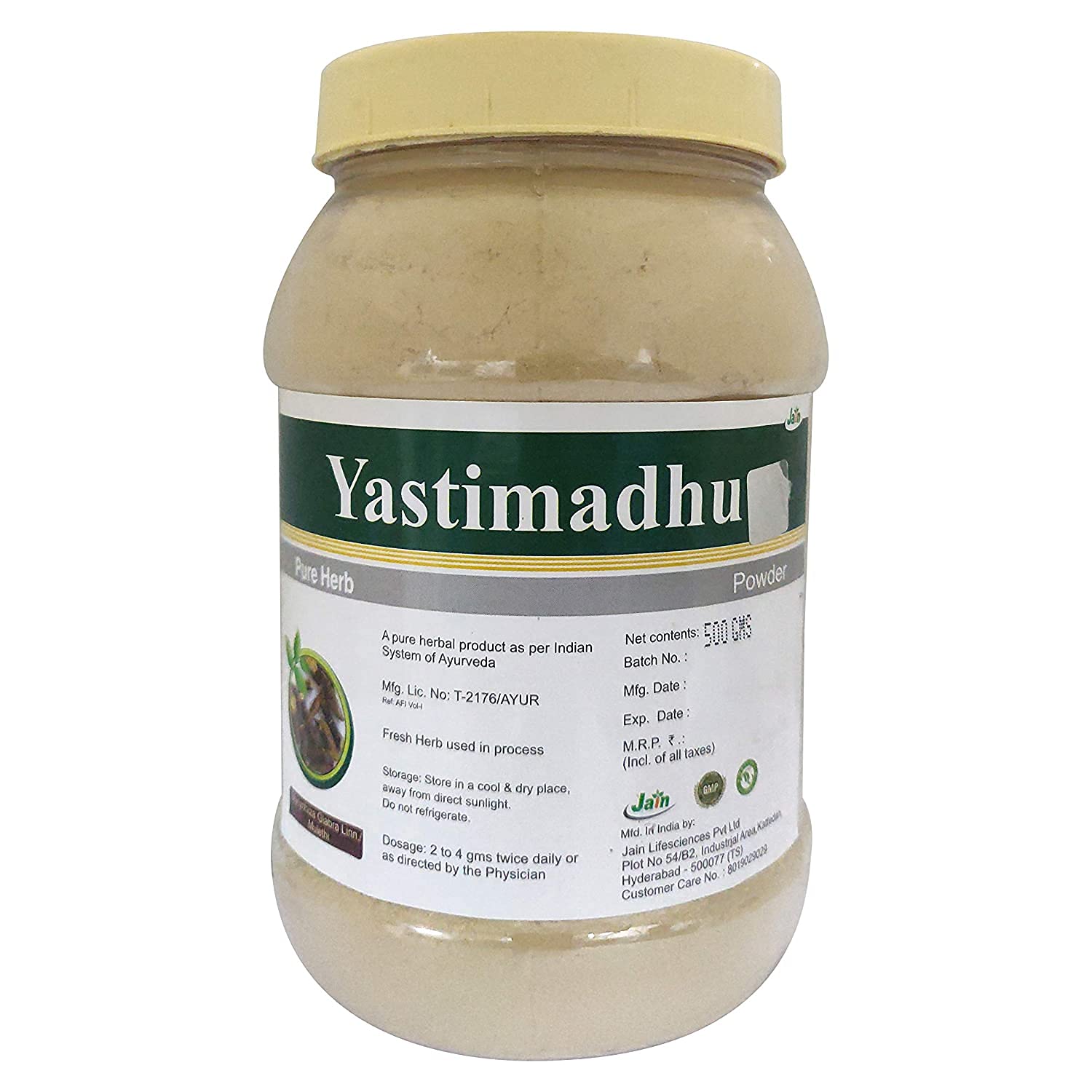 Jain Yastimadhu/Mulethi Powder - 500 G