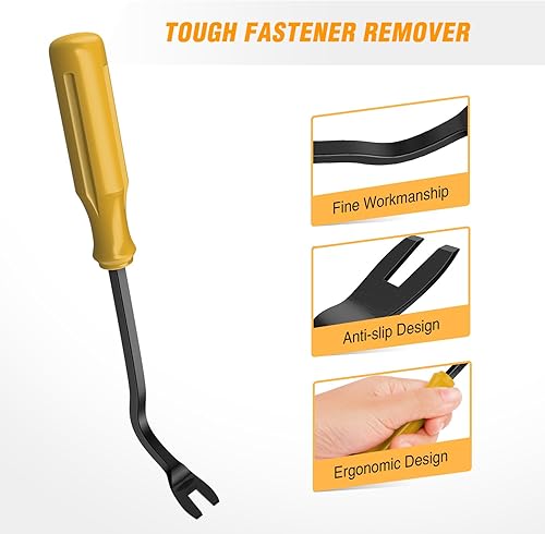 Vista 33 de GOOACC GRC-90 - Juego de 8 herramientas de eliminación de arañazos de ajuste automático, panel de tablero de audio para automóvil, kit de Azul