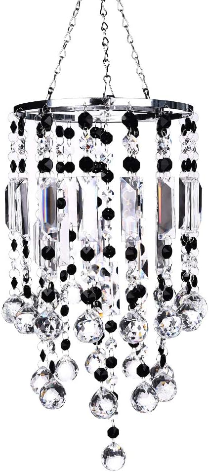 LONGSHENG - SINCE 2001 - Chandelier Wind Chimes Blue Crystal Prisms Balls Beads Hanging Suncatcher Pendant Home Decor Gifts