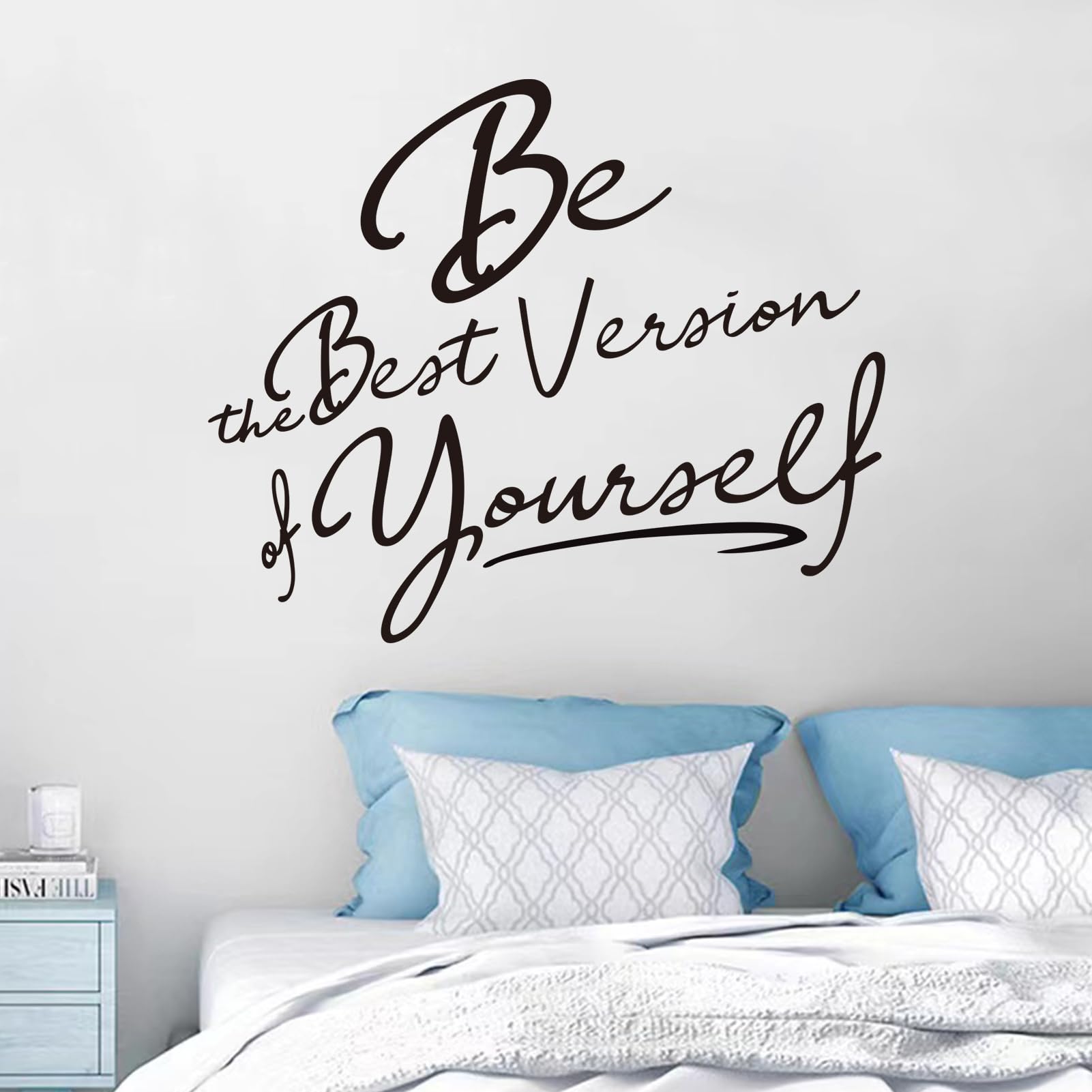 Inspirational Quotes Bathroom Wall Decals : Women Beautiful Home Positive Vinyl Art Wall Stickers