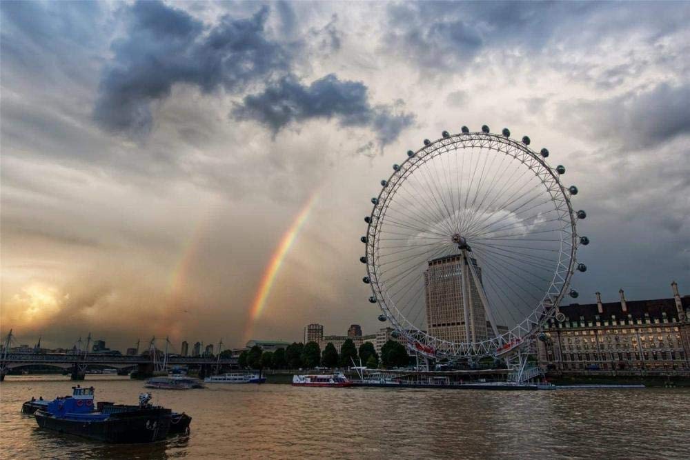 Puzzle für Erwachsene 2000 Teile - London Eye - Kinderpuzzle Spielzeug Lernpuzzle 70x100CM