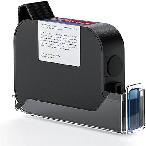 NUOKER Handheld Inkjet Printer Universal Ink Cartridge (Black), Capacity 42ml, Q