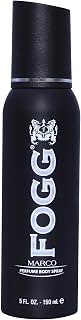 Marco by Fogg - Perfume-Based Mens Body Spray - Fresh Aromatic Fragrance Body Spray - Opens with Citrus Notes of Bergamot, Lemon, Green Apple - 5 oz