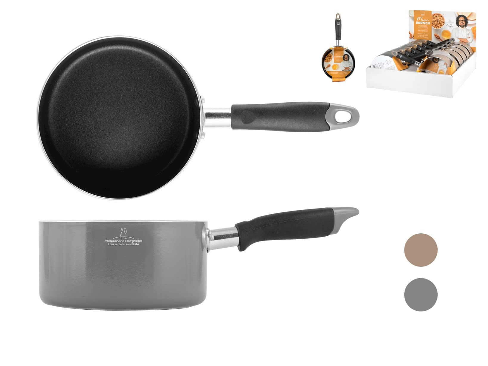 H&h minibrunch saucepan 1 handle