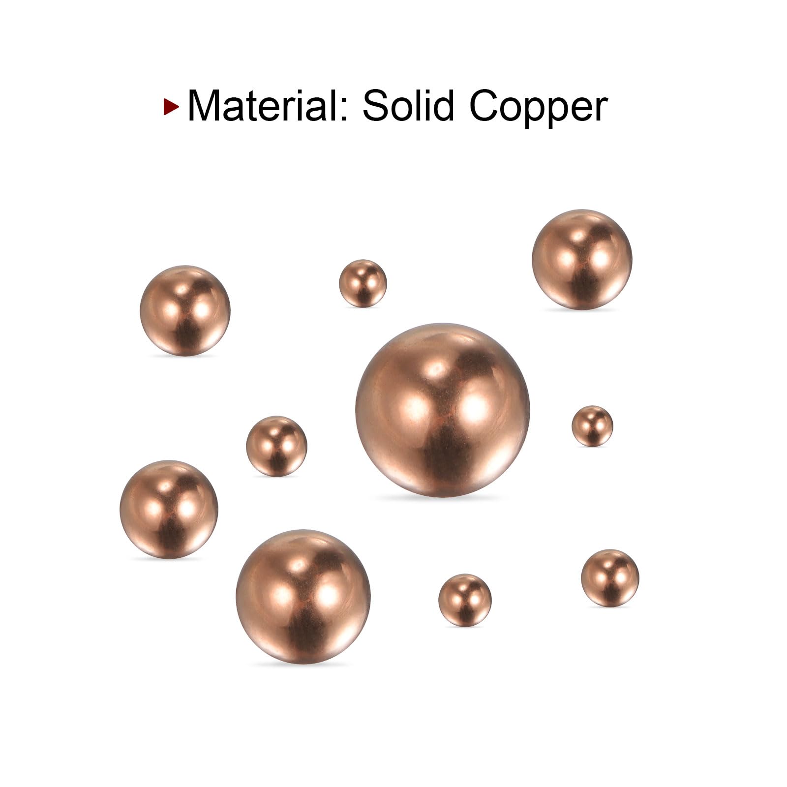 Copper Bearing Balls - Precision Solid Copper -5