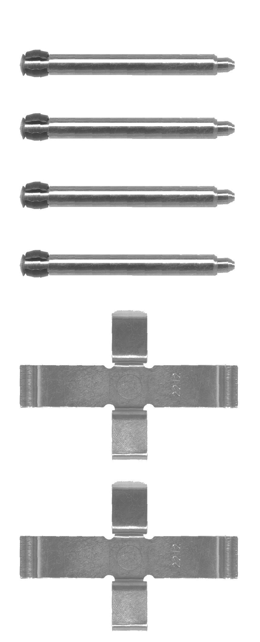 BRAKE PAD FITTING KIT LX0070 DELPHI for MERCEDES-BENZ 190 124 Saloon E-CLASS