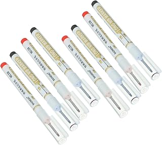 CRAFTHROU 8 Peças Caneta Multiferramenta Marcador De Buraco Profundo Marcador De Construção Marcação De Tinta Marcadores Permanentes Caneta De Construção Caneta De Carpinteiro Marcador De