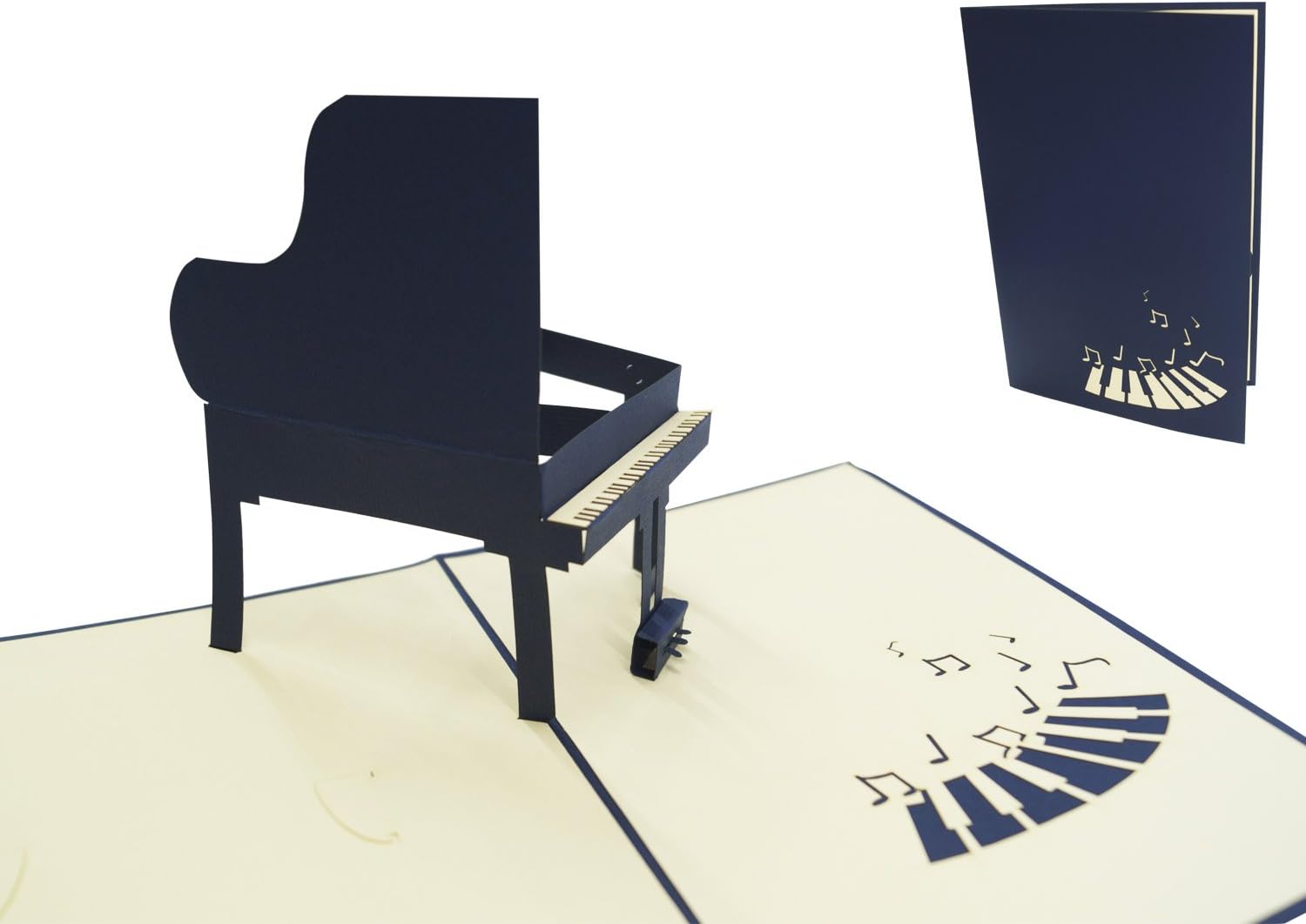 LINPOPUP® POP UP Karte - 3D Gutschein-Karte - Geschenkgutschein für Konzert, Festival Musik-Event - Geburtstags-Karte - Klapp-Karte