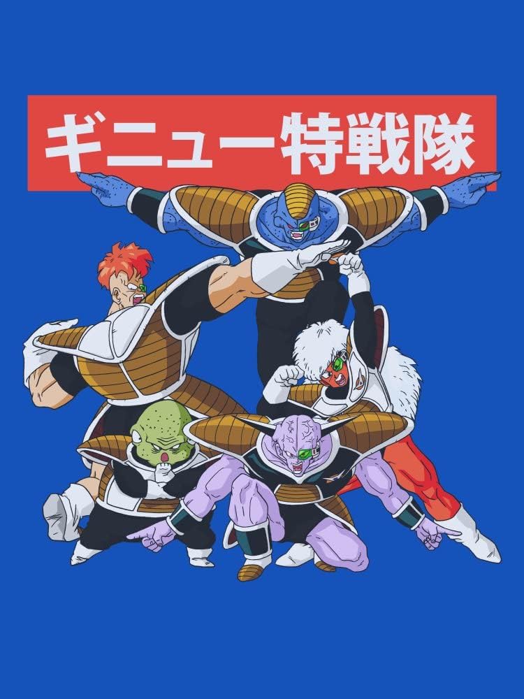 Dragon Ball Z Anime Character Group Royal Blue Graphic Tee - Image 2