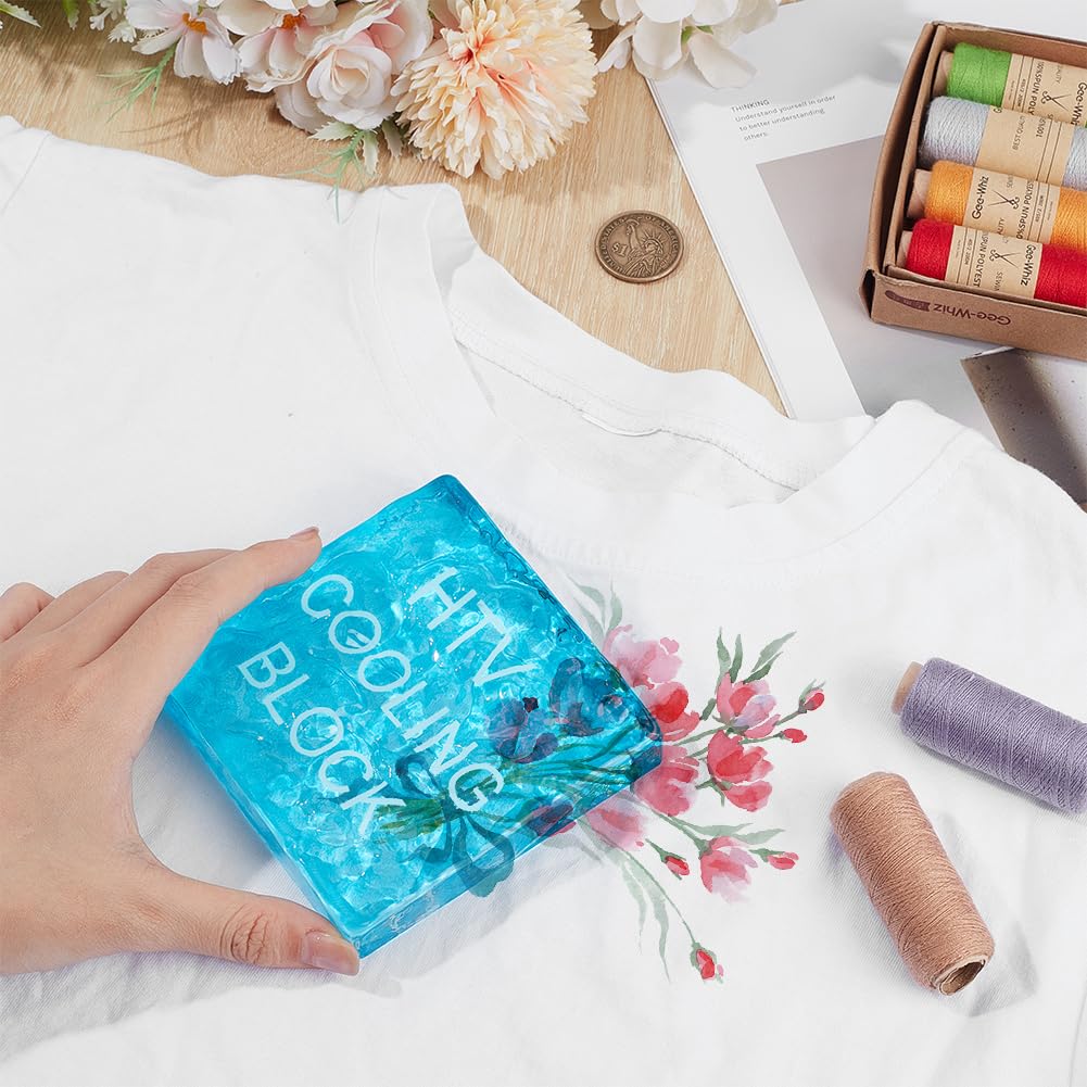 BENECREAT Bloc de Refroidissement en Verre Outil de Bricolage en Vinyle à Refroidissement Rapide Outil D'Impression Par Transfert Accessoires pour Presse à Chaud pour Transfert Vinyle