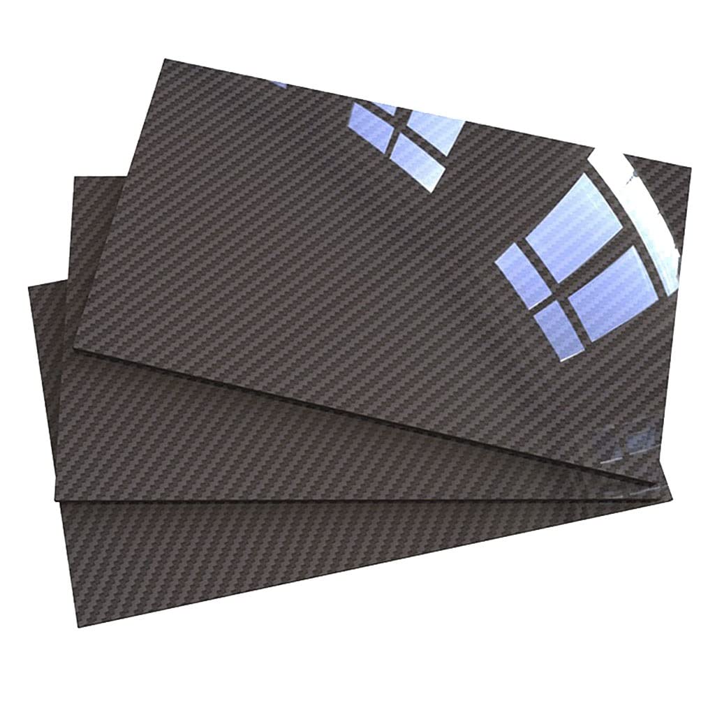 100% 3K Carbon Fiber Sheet, Size 100X245mm/1pcs/Thick 0.25-5MM High Composite Hardness Material，(Twill Matte,2.0mm)