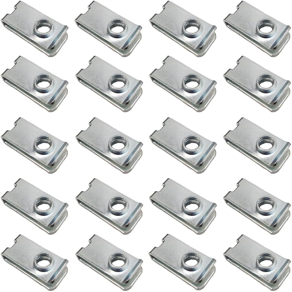 Amazon | M6クリップナット 20個セット u字クリップ 24*11mm