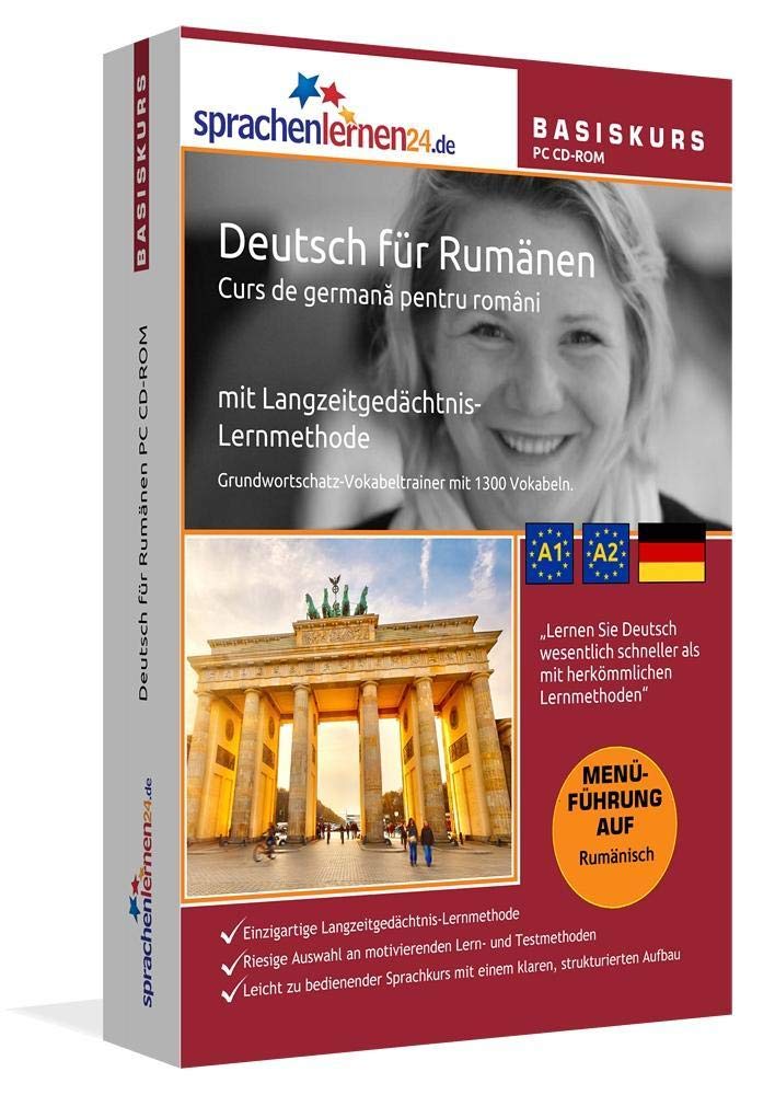 Sprachenlernen24.de Deutsch für Rumänen Basis PC CD-ROM: Lernsoftware auf CD-ROM für Windows/Linux/Mac OS X: Deutsch-Sprachkurs mit Langzeitgedächtnis-Lernmethode. Niveau A1/A2