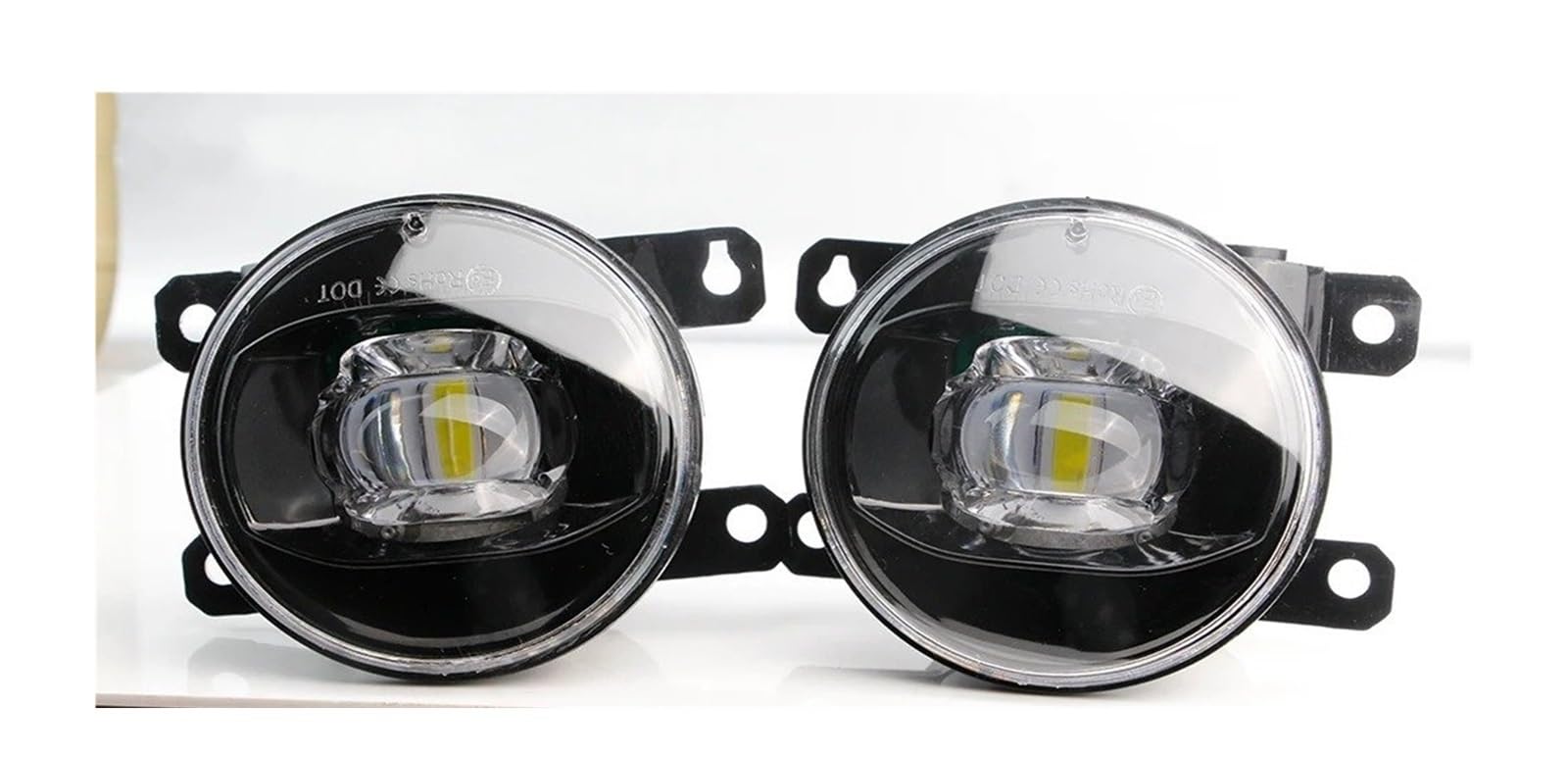 Faro Delantero Luz Antiniebla Lente LED Para Mitsubishi Para Challenger Para Nativa Para Pajero Para Dakar 2008-2015 Parachoques Delantero Coche Lámpara Canbus H11 Faros Antiniebla