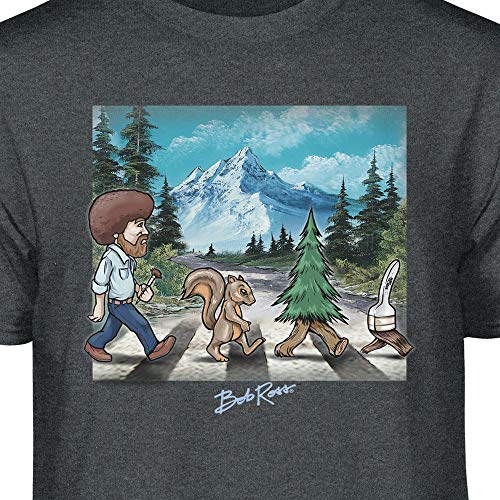 Bob Ross Road Walk Graphic T-Shirt2
