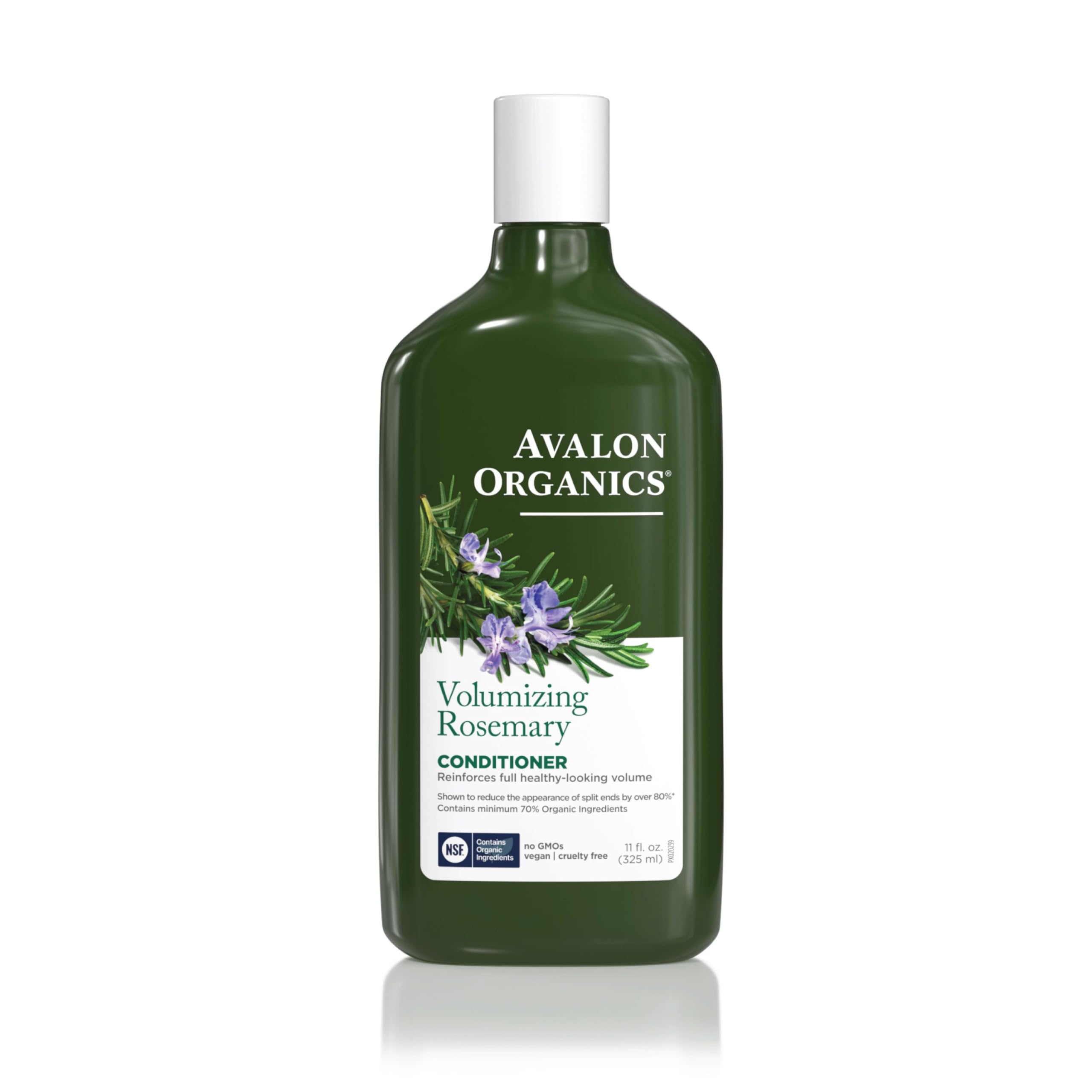 Avalon Organics Rosemary Conditioner - Volumizing Haircare to Reinforce Full, Healthy Looking Volume, 11 Oz