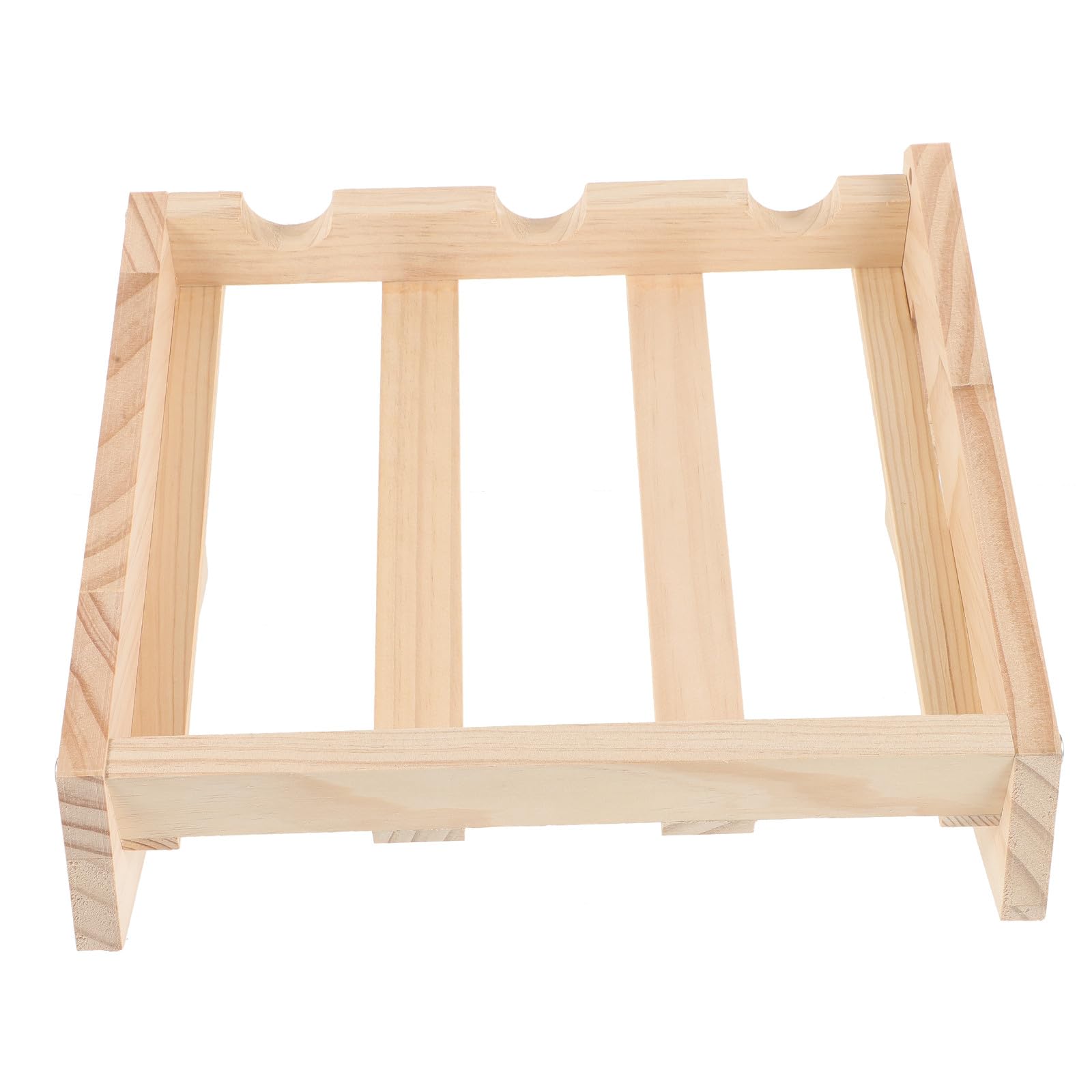 Casier à vin en bois beige stable porte-bouteilles salon