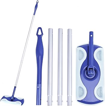 YeeBeny Mop Handle Compatible with Swiffe Total Length 4.26 ft Blue
