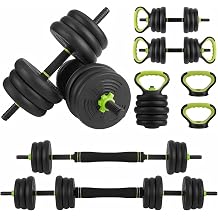 Adjustable Dumbbells, 44/66/88Lbs Free Weight Set with Connector, 4 In1 Weight Dumbbell Set Used As Kettlebells, Barbell, Push Up Stand, Fitness Exercise for Home Gym Suitable Men/Women