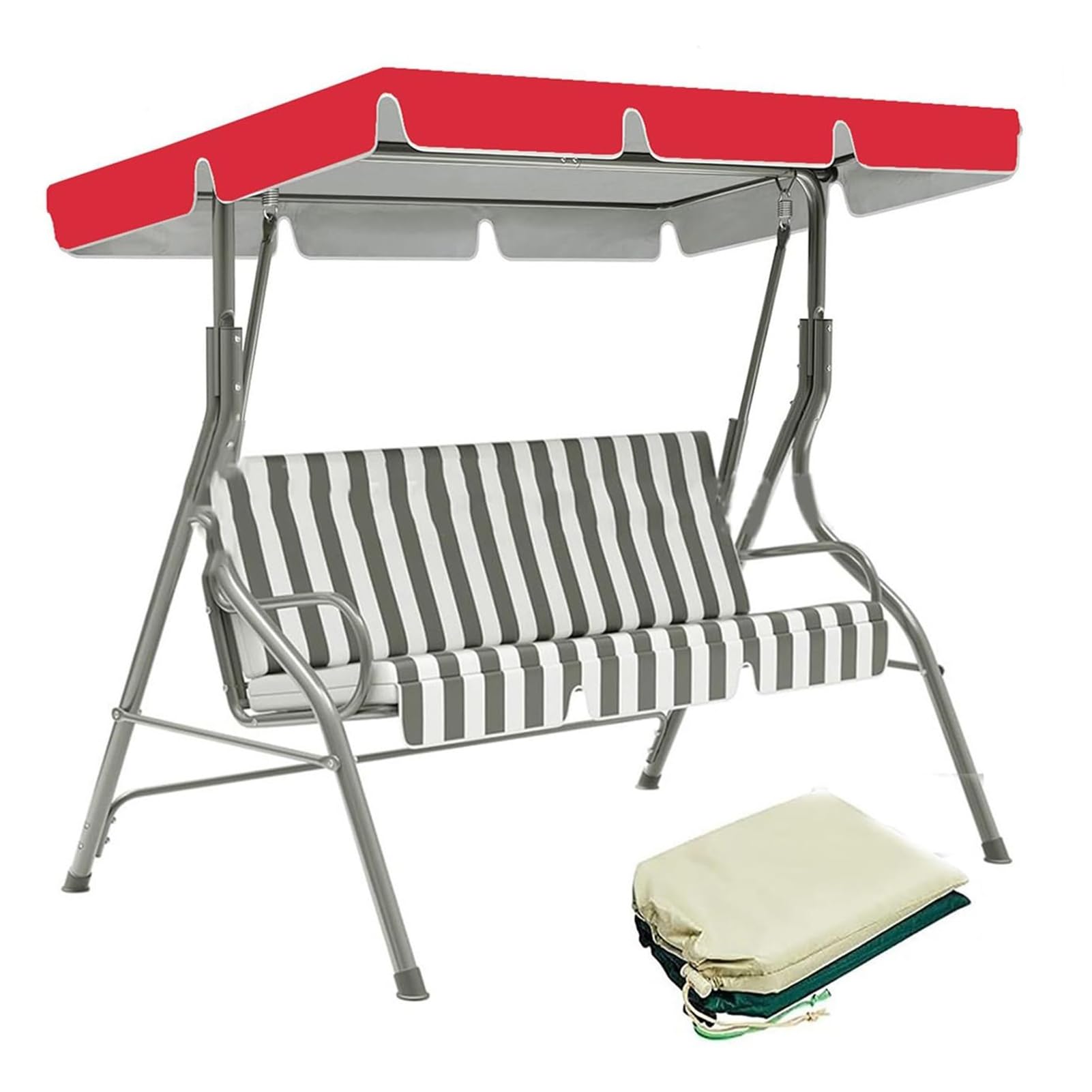 Toldo para balancín de jardín contra la lluvia y sol lona Oxford 142x120cm