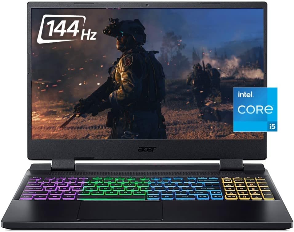 Acer Nitro 5 Gaming Laptop, 15.6 FHD 144Hz IPS, 12th Gen Intel 12-Core i5-12500H, GeForce RTX 3060 140W, 32GB RAM, 512GB PCIe SSD+1TB HDD, TB 4, WiFi 6, 4-Zone RGB, US Version KB, Win 11 Acer Nitro 5 Gaming Laptop, 15.6 FHD 144Hz IPS, 12th Gen Intel 12-Core i5-12500H, GeForce RTX 3060 140W, 32GB RAM, 512GB PCIe SSD+1TB HDD, TB 4, WiFi 6, 4-Zone RGB, US Version KB, Win 11