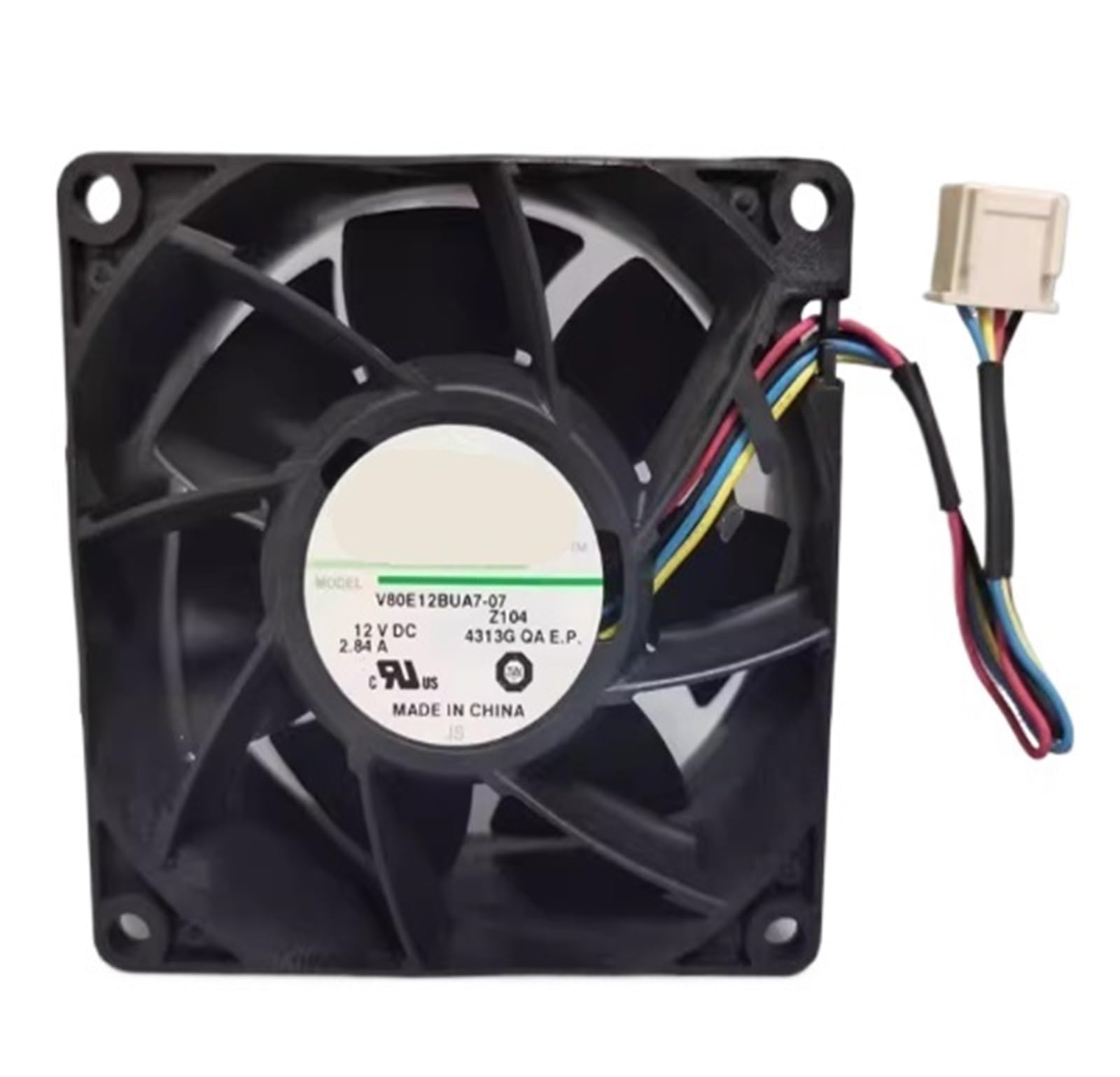 LZIKKGKI 8038 12V 2.84A V80E12BUA7-07 8cm Fan 80 * 80 * 38mm