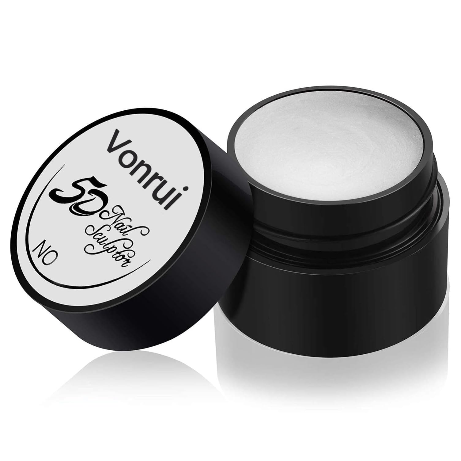 3D Sculpting Gel for Nail Art Carved Embossment Gel Nail Polish,UV 3D Nail Sculpting Gel,White 3D Gel Nail Art Polish Gel Paint for Nails Art,3D Gel Nail Art Gel Design Nail Polish White