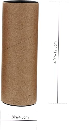 Miniatura 8 de Embalaje 5pcs Tubo Cartel Tubo de Cartel Tapas Resistente para Almacenamiento de Arte