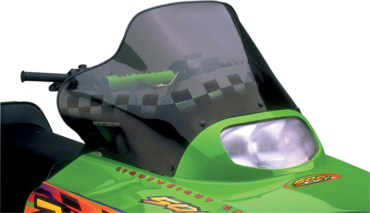 Amazon.com: PowerMadd 12230 Cobra Windshield for Arctic Cat ZR 2