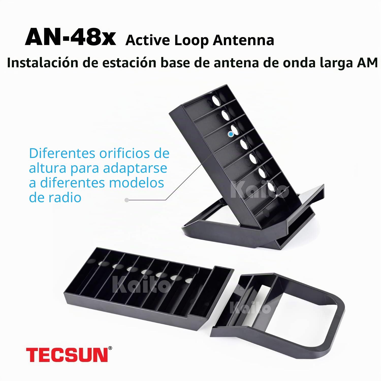 Tecsun AN-48X Antena de Radio Am/LW/SW de Bucle Activo para Interiores