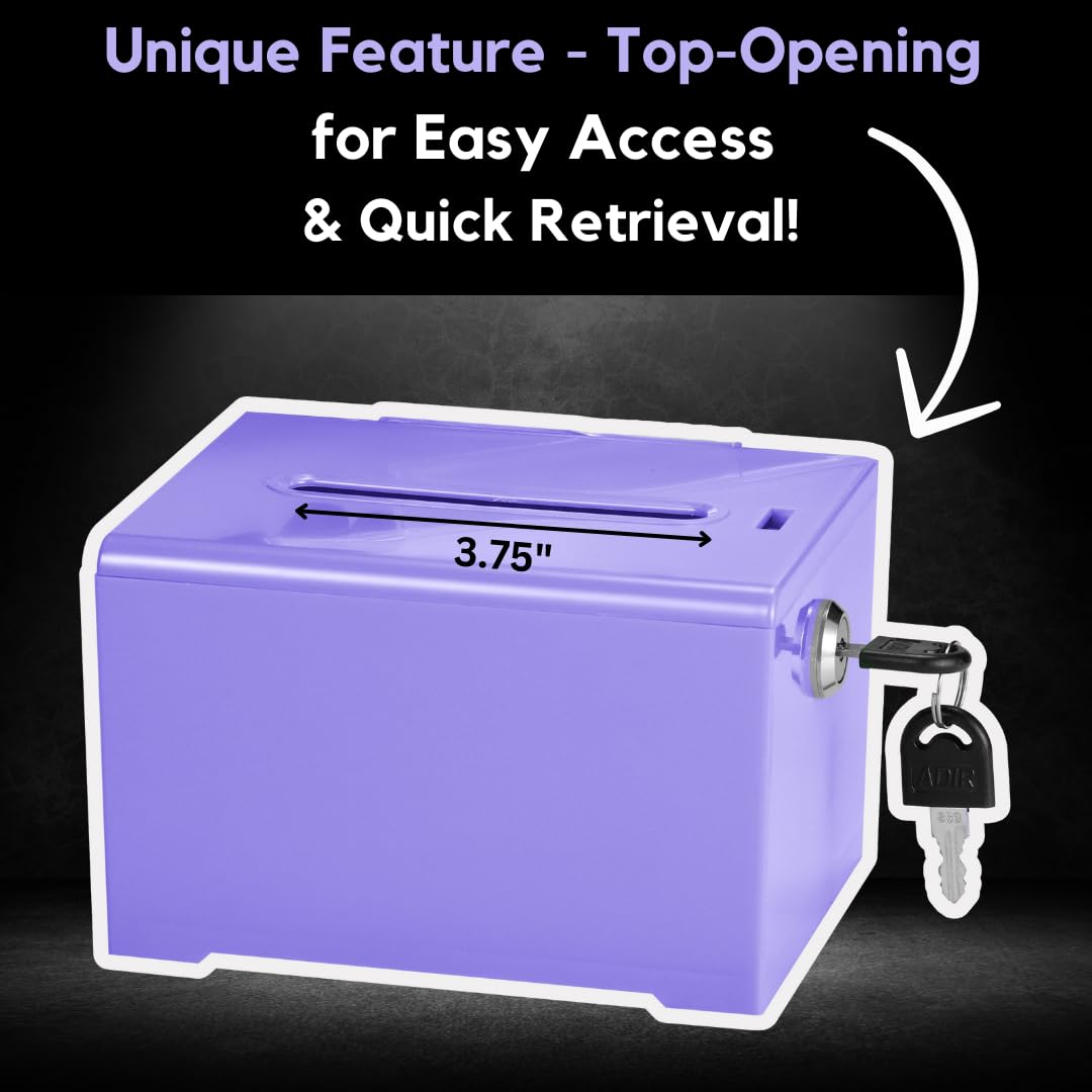 Amazon.com: Adir Donation Box with Lock – Acrylic Suggestion Box