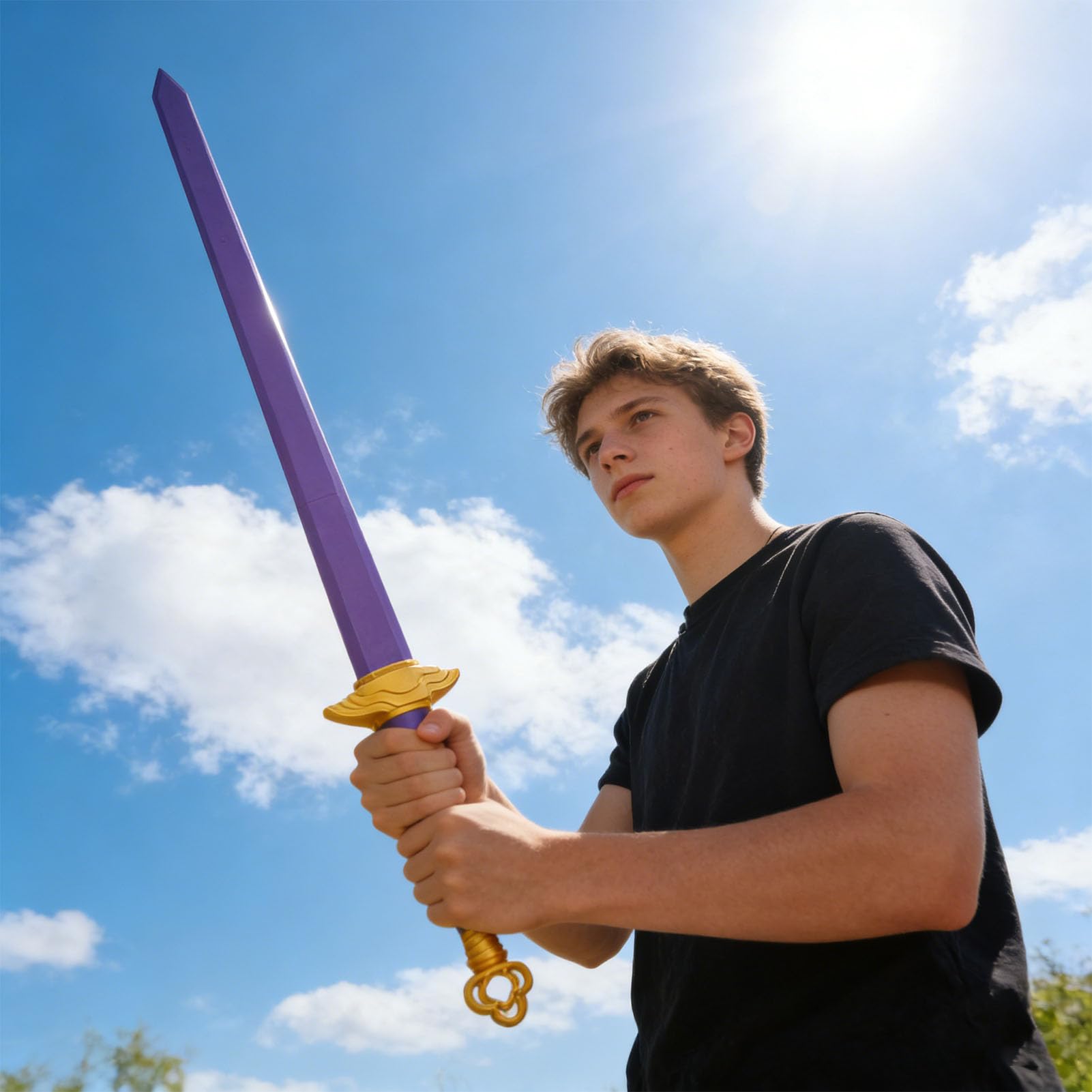 Espada de Cosplay retráctil Impreso en 3D Espada de Anime Accesorio de Juguete para exhibición de Disfraces Regalo de coleccionistas de películas