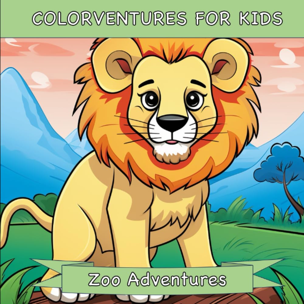ColorVentures for Kids: Zoo Adventures: Coloring Book for Kids