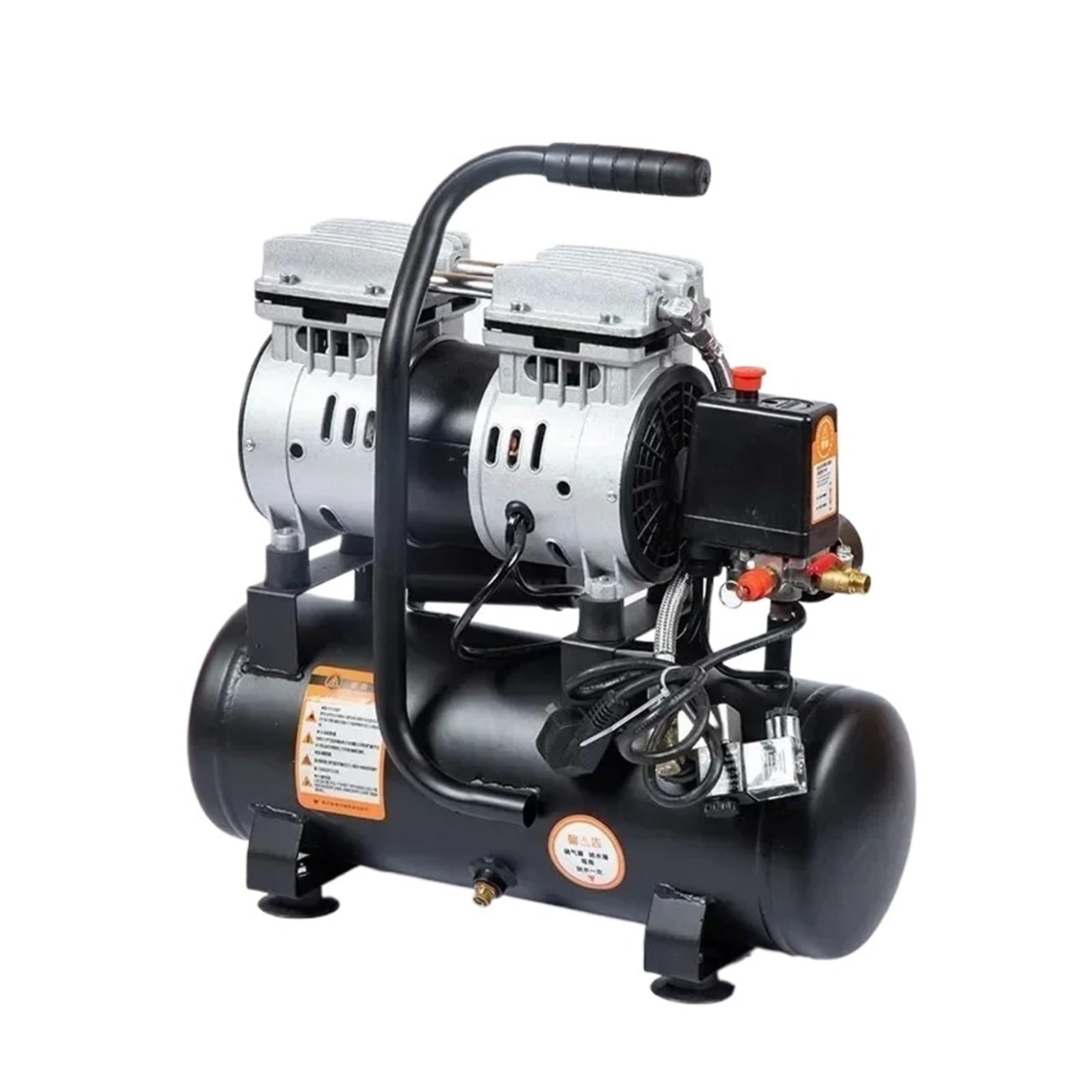 Silent Air Compressor 550W Woodworking Small high Pressure air Pump Quiet Paint Compressor(550W-30L)