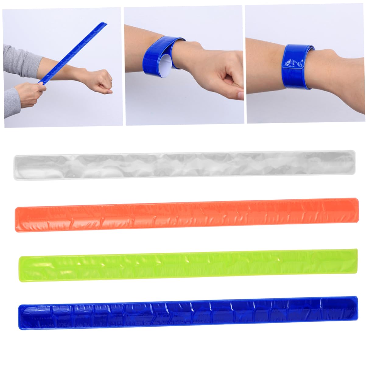 Kisangel Brazalete Reflectante para Correr De Noche De 8 Piezas