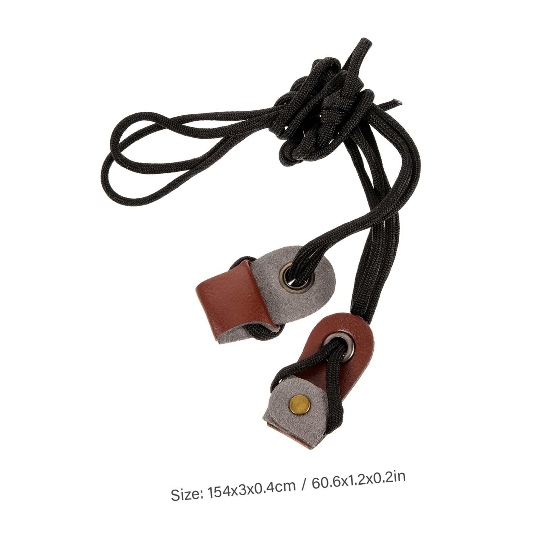 VANZACK Longbow Bow Stringing Aid String Install Assist Tool Leather Nylon Bowstring Accessory