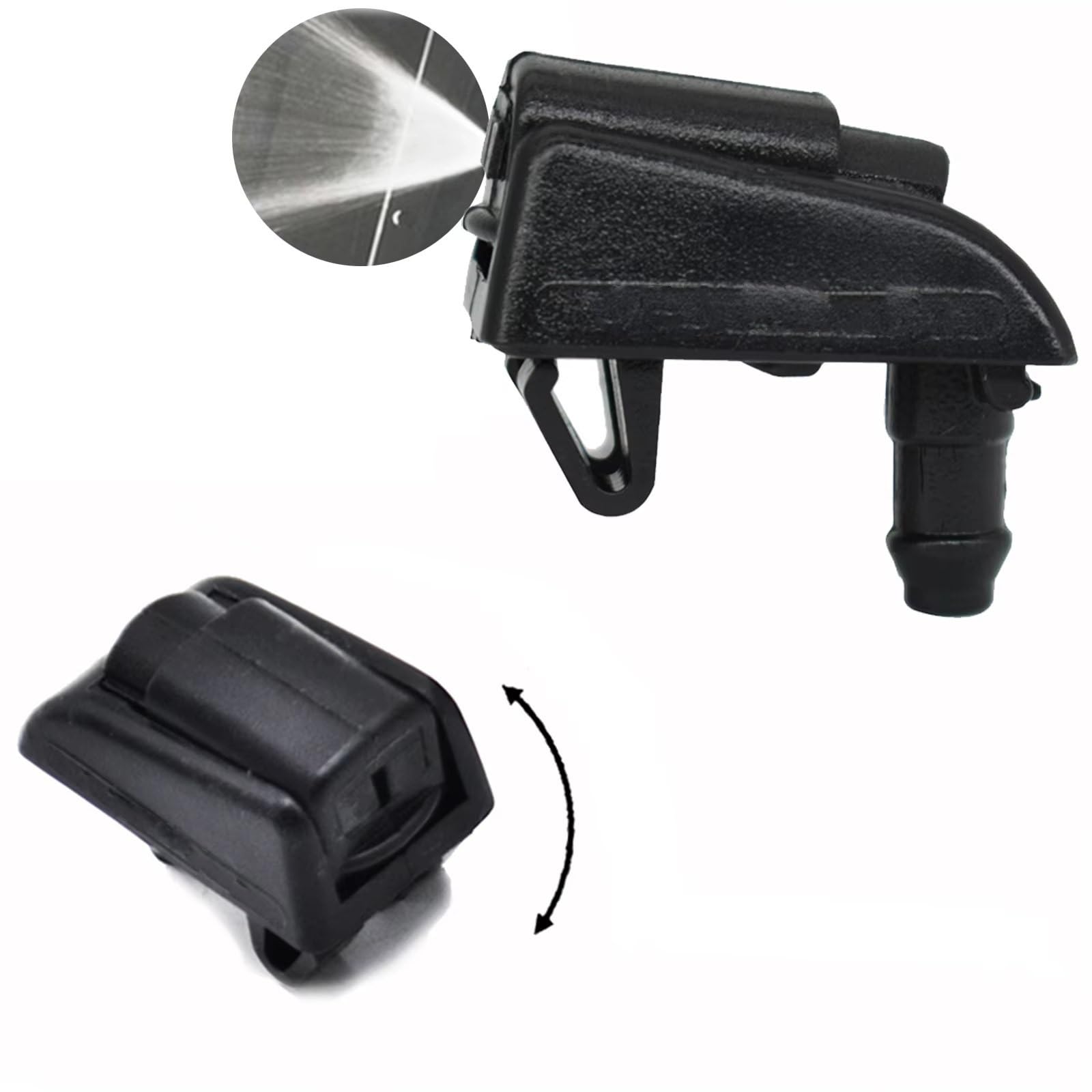 Compatible Con Skoda Para Octavia 1Z 2005-2013 Para Octavia 5E 2013-2016 Juego De Boquillas Lavaparabrisas Delantero Tobera lavaparabrisas
