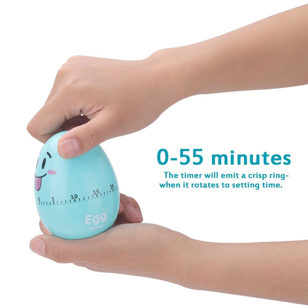 Ecoodisk Timer della Cucina della Volpe, Timer di Uova sode con Animali da Cartone Animato, Timer Meccanici di Gruppo, Timer per Il Conto alla rovescia per Cucinare Gli Sport di Lettura,A