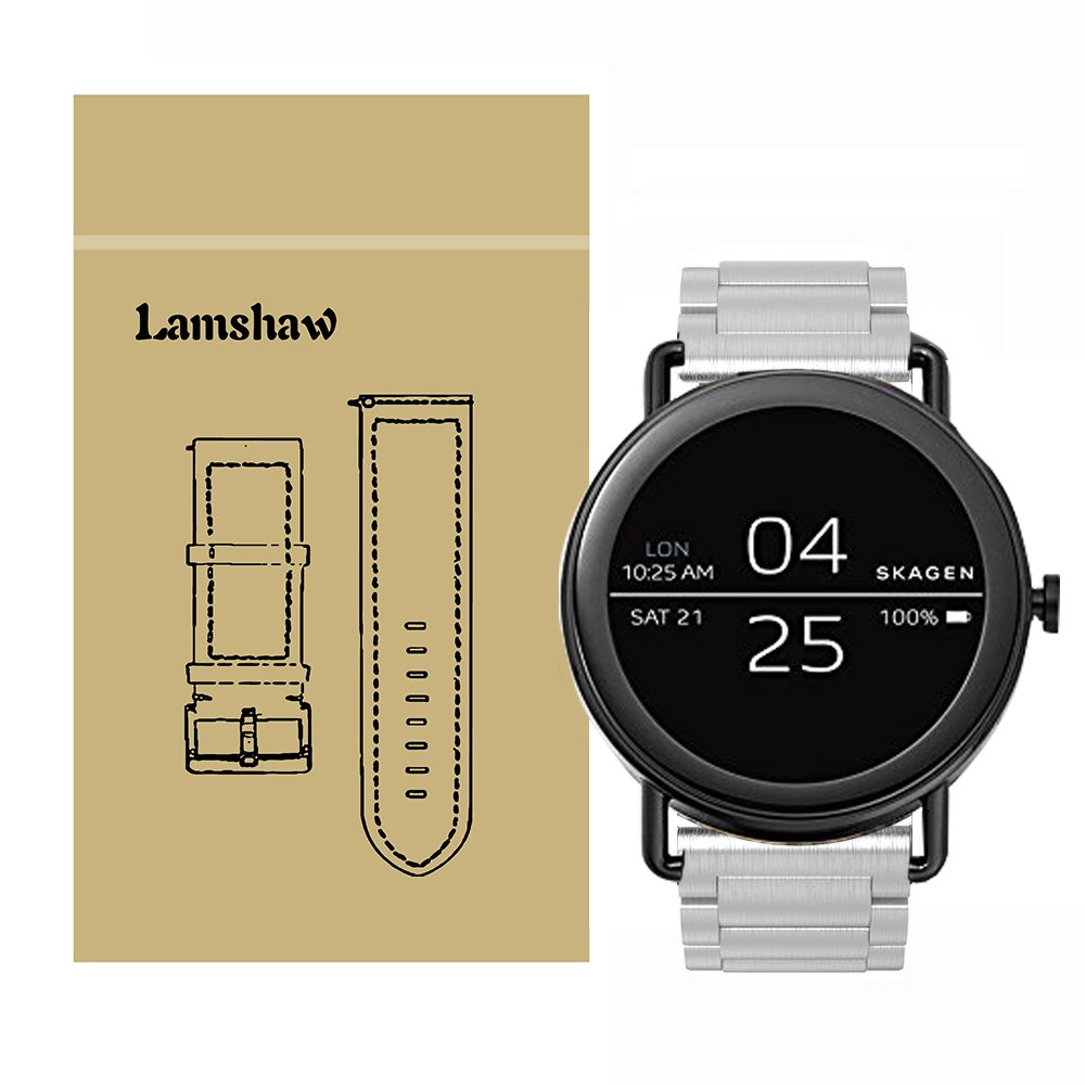 Amazon.co.jp: [Lamshaw] バンド 対応 Skagen Falster, ステンレス  