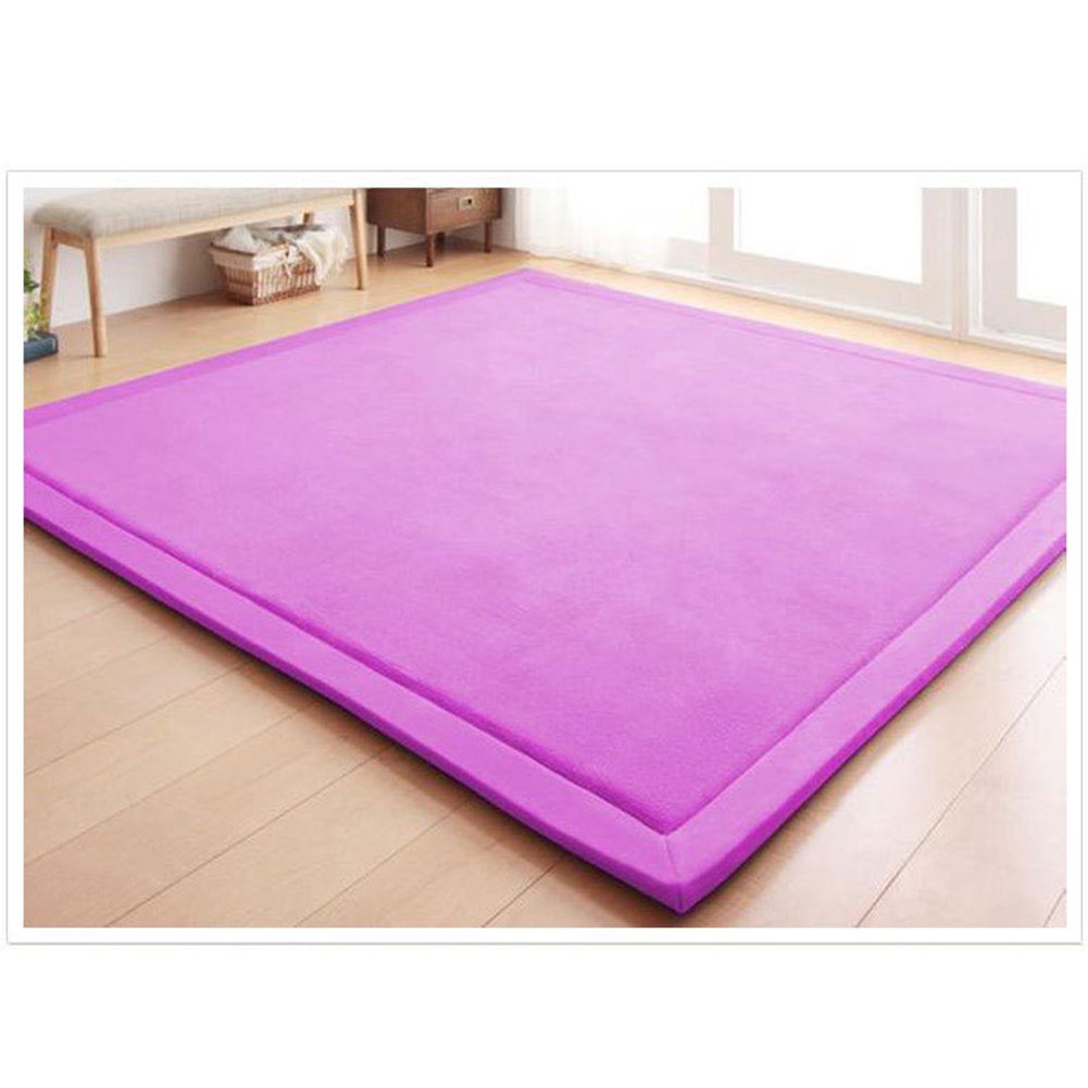 Fancytan Tappeto Gioco Per Bambini 150x200 Cm Rosa – Morbido, Spesso 2 Cm, Antiscivolo, Tatami, Lavabile - 5