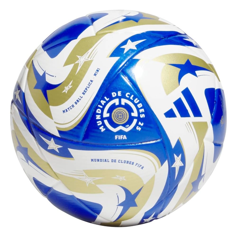 Adidas Mini Pallone da Calcio Finale FIFA Club 1 White / Master Blue / Gold Metallic / Dark Blue