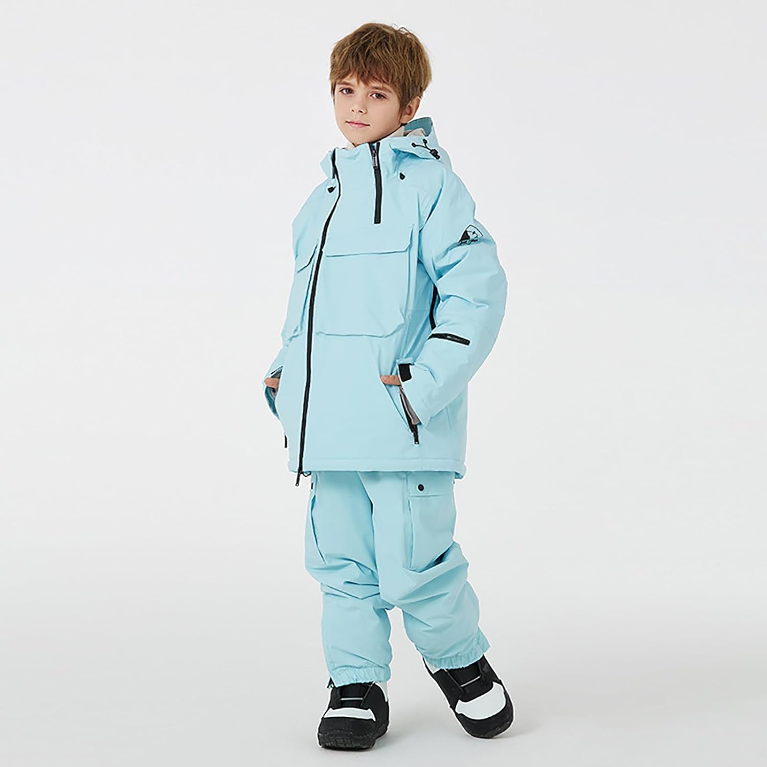 DC スノーボード パンツ 子供 青 スノーボード ウェア パンツ キッズ M