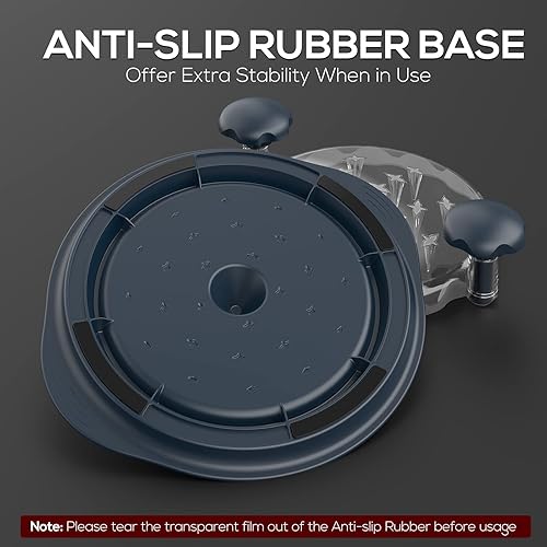 Miniatura 8 de AveFare Trituradora de pollo profesional, trituradora de pechuga de pollo visible de 10.8 pulgadas, máquina trituradora de carne grande, mango