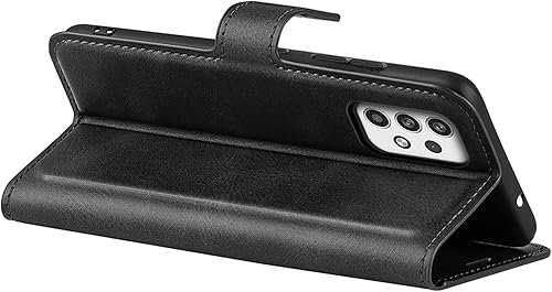Miniatura 3 de Funda con tapa para Samsung A23 Wallet PU Funda protectora magnética para Samsung Galaxy A23 5G A236 4G A235 Folio Book Cover con soporte (marrón)