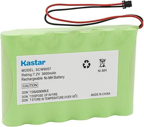 Kastar Paquete de 1 batería de repuesto para ADT 17000145 17000152 Impassa sistemas de alarma inalámbricos, DSC 6PH-H-43A3600-S-D22 DSC Impassa