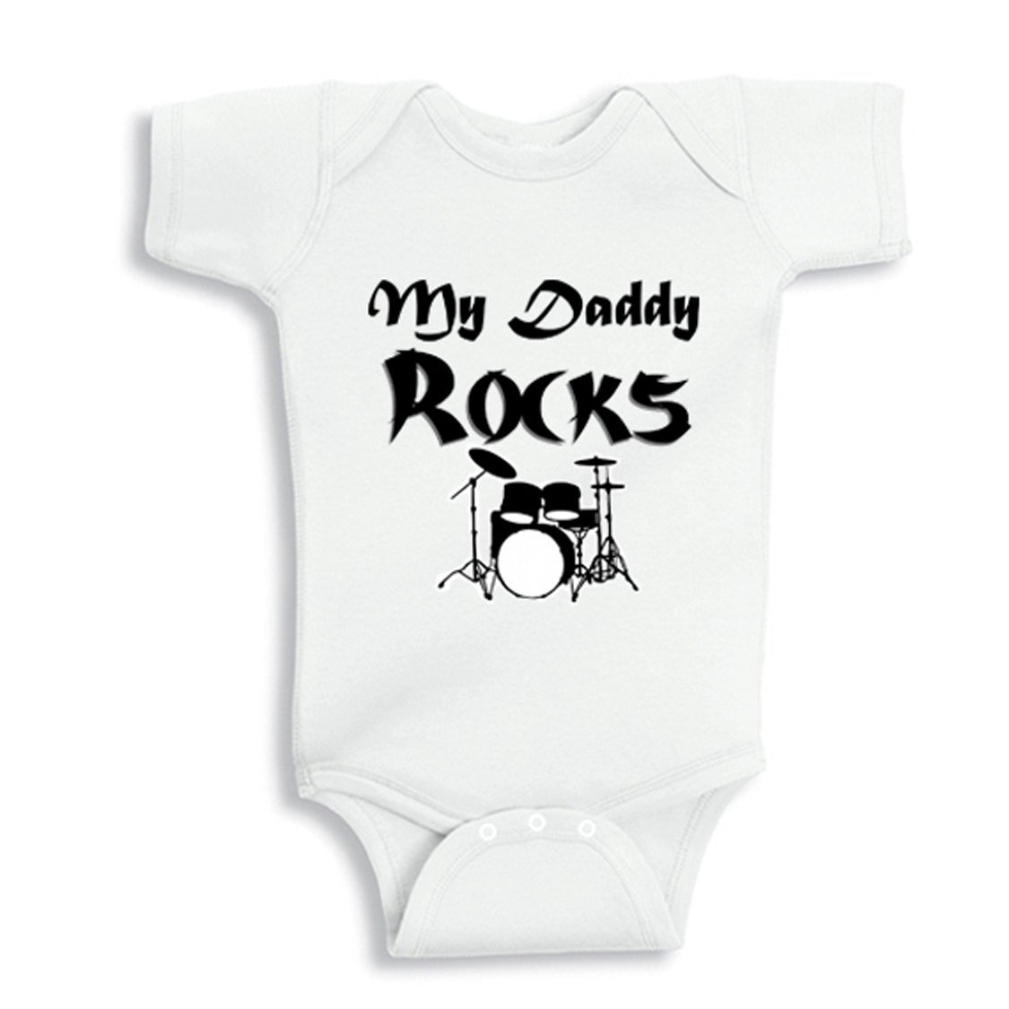 Baby's My daddy Rocks - Drummer bodysuit
