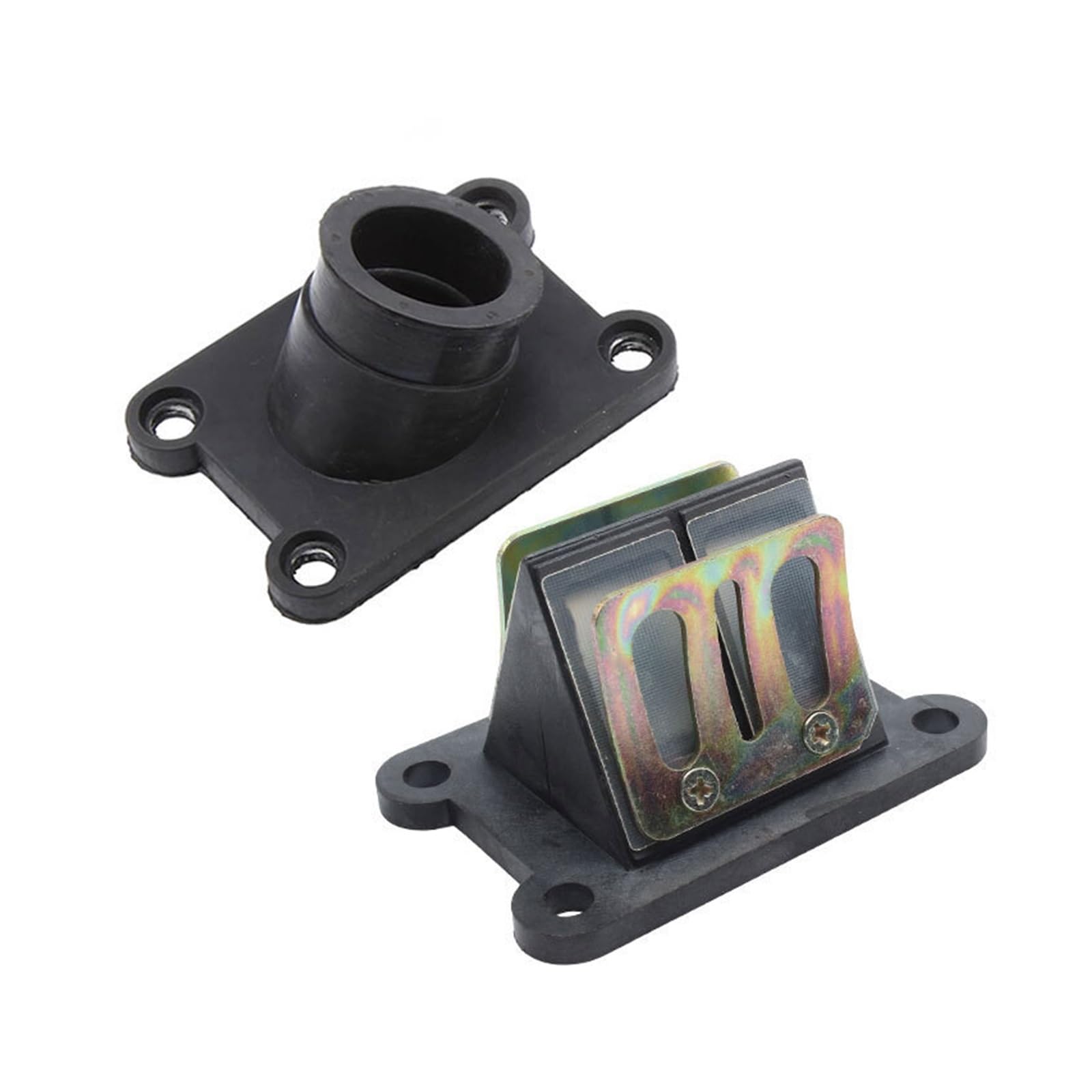 Moto Mainfold Boot Valvole Collettore Di Aspirazione Valvola Lamellare Adatta Per Mini 50cc 65 SX SX50 Sx 50 Valvola lamellare del motore(Kit)